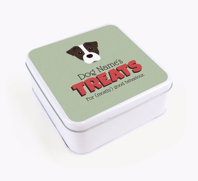 Personalised Retro Design Square Tin for your {breedFullName}